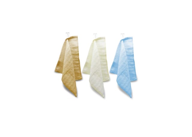 Bamboo Face / Sports Towel Pack of 3 (Golden Brown, Cream, Sky Blue)