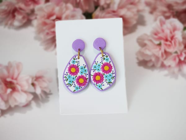Pink Spring Earrings