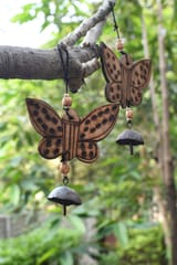 Butterfly Wooden Windchime (5 Inches) - 1 No.