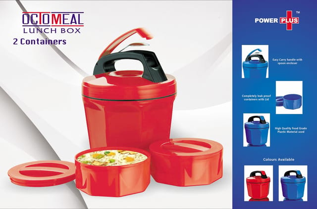 Octomeal Lunch Box – 2 Containers (Plastic)