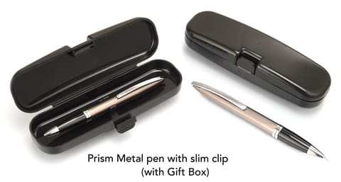 Prism Metal Pen With Slim Clip