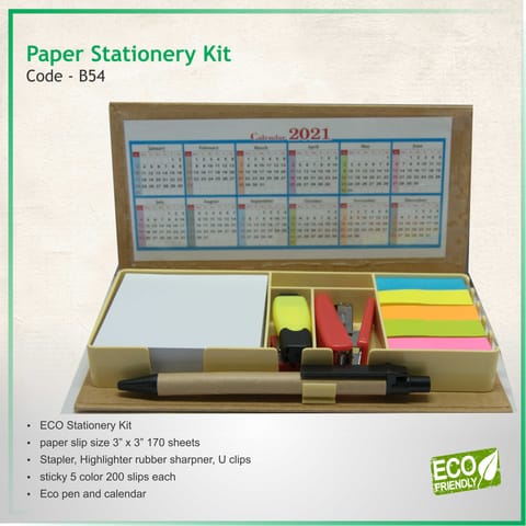 PAPER STATIONARY SET WITH MEMO PADS