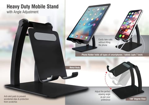 Heavy duty Metal Mobile stand with angle adjustment