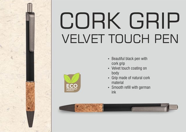 Cork Grip Velvet Touch Pen
