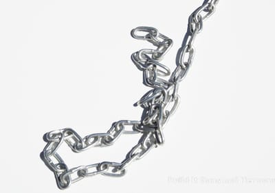 Chain Galvanised - 5 x 30 x 18mm Per Meter