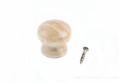 Wooden Knob 34mm Pine Lacquered