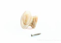 Wooden Knob 43mm Pine Lacquered