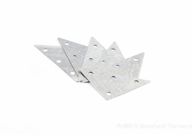Bracket Flat Steel Triangular 70 x 70 x 95mm