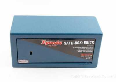 Brick Safe Blue/Black 305 x 140 x 130mm