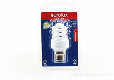 Energy Saver Spiral 12W BC Eurolux