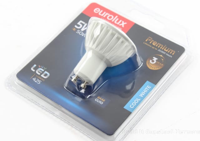Downlight LED GU10 5W Cool White Eurolux