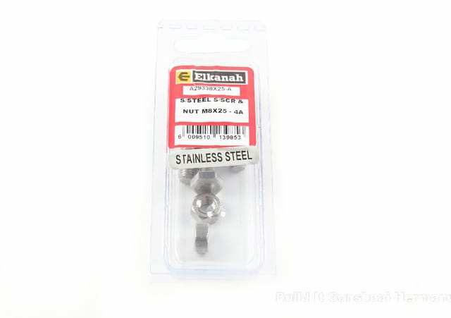 Set Screw Stainless Steel 8mm x 25mm (4)