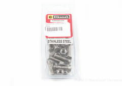 Set Screw & Nut Stainless Steel 8mm x 30mm (5)
