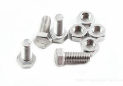 Set Screw & Nut Stainless Steel 8mm x 20mm (4)