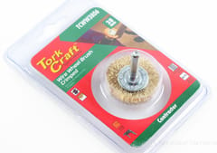 Wire Cup Brush 38mm x 6mm Shank TC