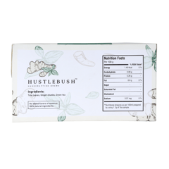 Hustlebush Ginger Tulsi Green Tea 25 Pyramid Tea Bags Boosts Immunity Made using 100% Natural Flavours