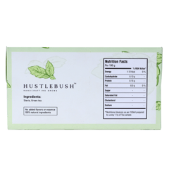 Hustlebush Sweet Himalayan Green Tea - 25 Pyramid Teabags