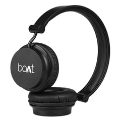 boAt Rockerz 400 Bluetooth On-Ear Headphone with Mic(Carbon Black)