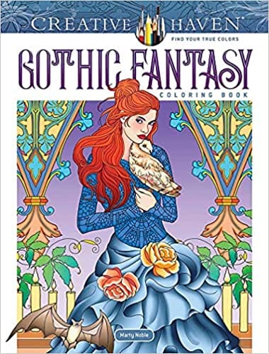 Creative Haven Gothic Fantasy Coloring Book