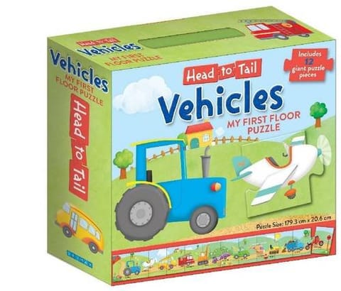 Head To Tail My First Floor Puzzle Vehicles