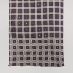 Grey Colour / Cotton Suit Piece / Chikankari Embroidery