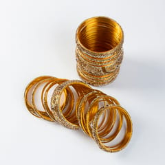Hyderabad Lac Bangles / Yellow Colour