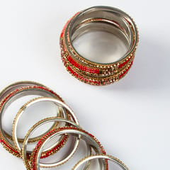 Hyderabad Lac Bangles / Red Colour