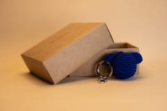 Handmade Crochet Key Ring/Bag Charm - Teddy (Pack Of 2)