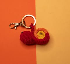 Handmade Crochet Key Ring/Bag Charm - Snail (Pack Of 2)