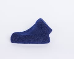Navy Blue Woollen Socks | Vegan Acrylic Wool