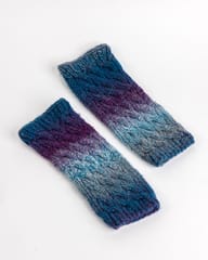 Fingerless Woollen Hand-Knitted Mittens or Gloves