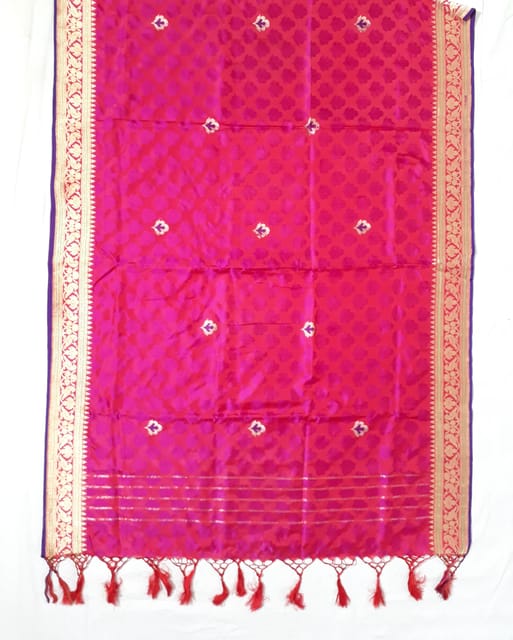 Banarasi Silk Dupatta / Tanchoi Meenakari