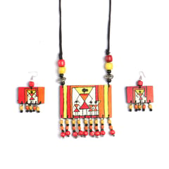 Warli Multicolour Necklace Set