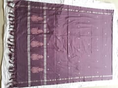 Handloom Banarasi Kadwa Booti With Reshmi Silver Zari Dupatta. Silk / Cotton -DUP-018