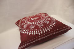 Circular Warli Design Cushion Cover