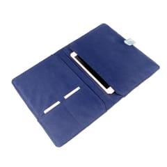 Shibori tie dye I-Pad Holder(White-Blue)