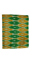 Mustard and Green Ikkat Fabric-03