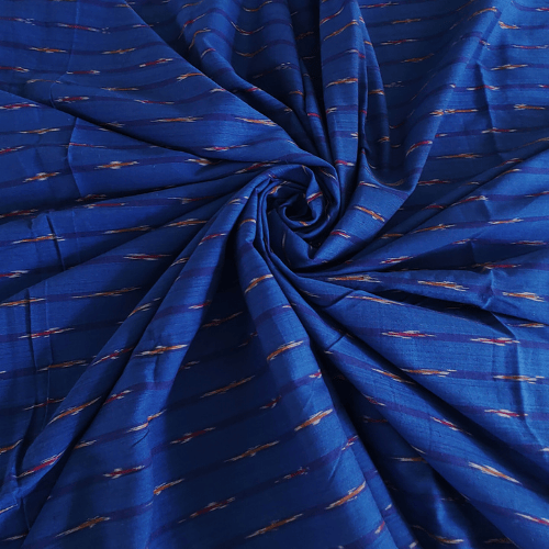 Blue Ikkat Fabric