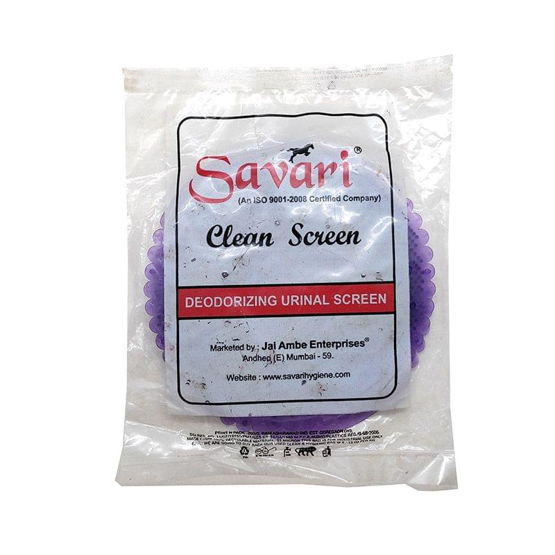 Savari Clean Screen Deodorizing Urinal Screen Purple