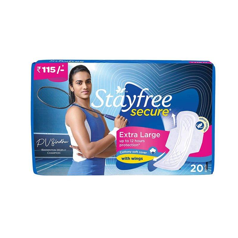 Stay Free Secure Cottony Extra Large : 20 Pads