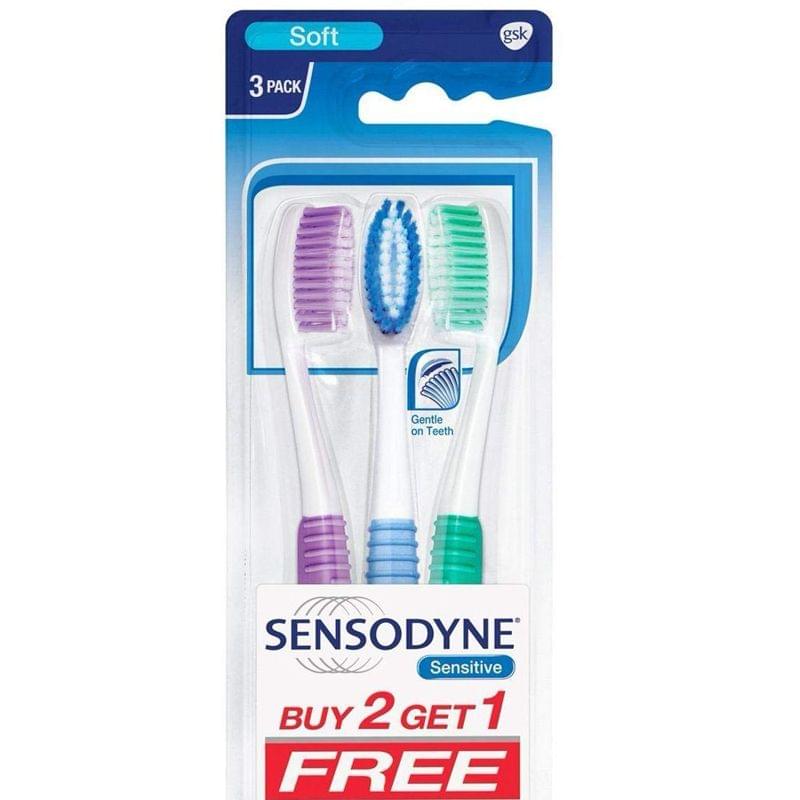 Sensodyne Soft Brush : 2 (Free : 1 U)