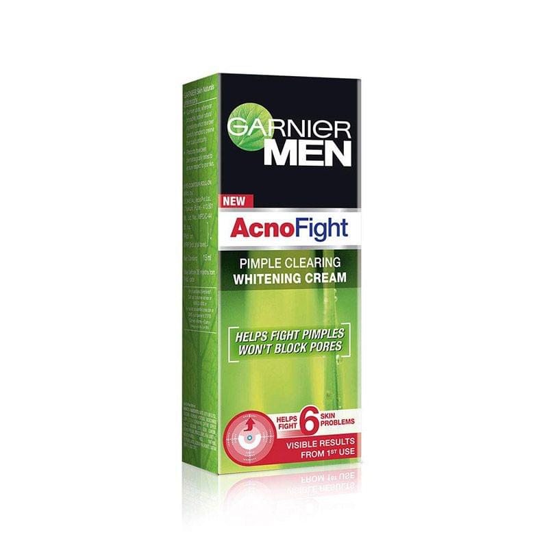 Garnier Men Acno Fight Pimple Clearing Whitening Cream : 20 Gm