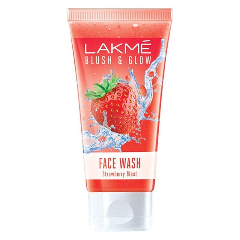 Lakme Blush & Glow Strawberry Blast Facewash : 100 Gm
