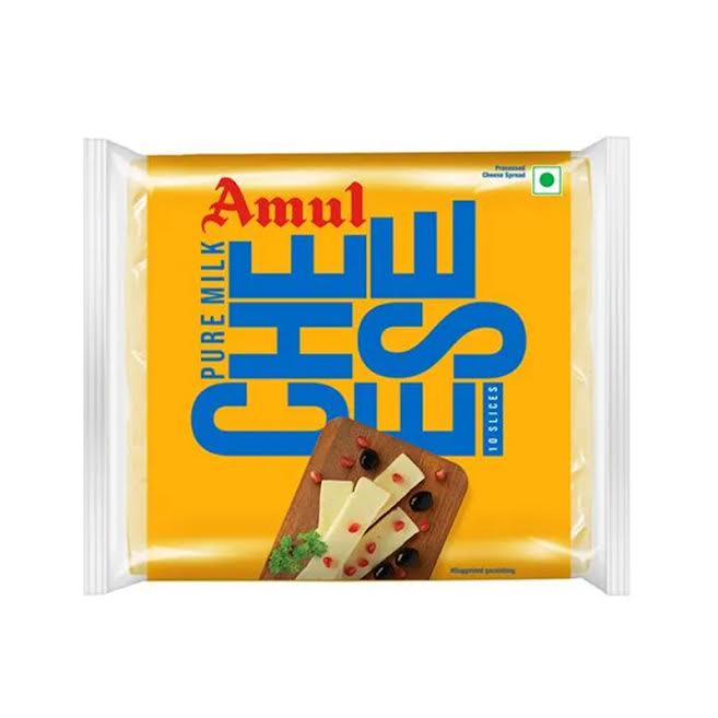 Amul Cheese Slices : 200 Gm