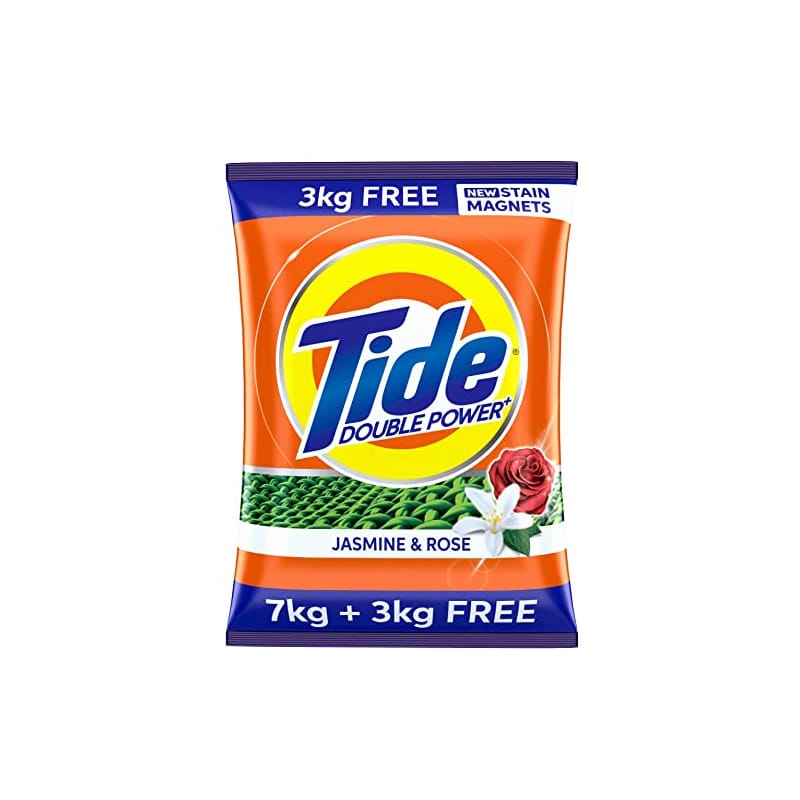 Tide Plus Jasmine & Rose Powder : 7 Kg (Free : 3 Kg) #