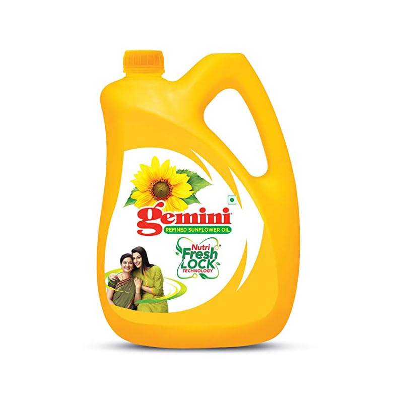 Gemini Sunflower Oil Jar : 5 Ltr #