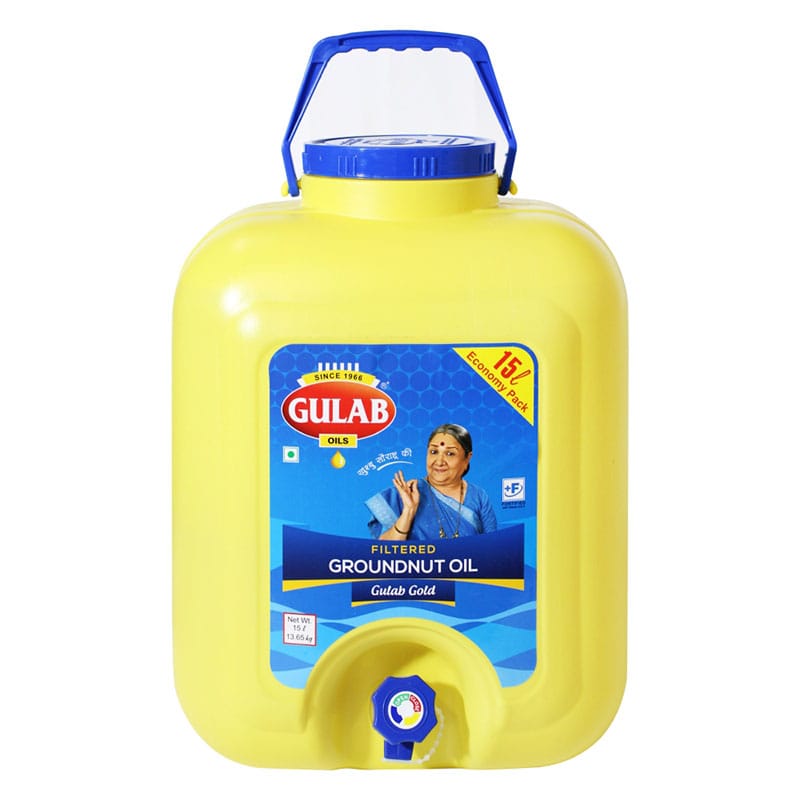 Gulab Groundnut Oil : 15 Ltr #