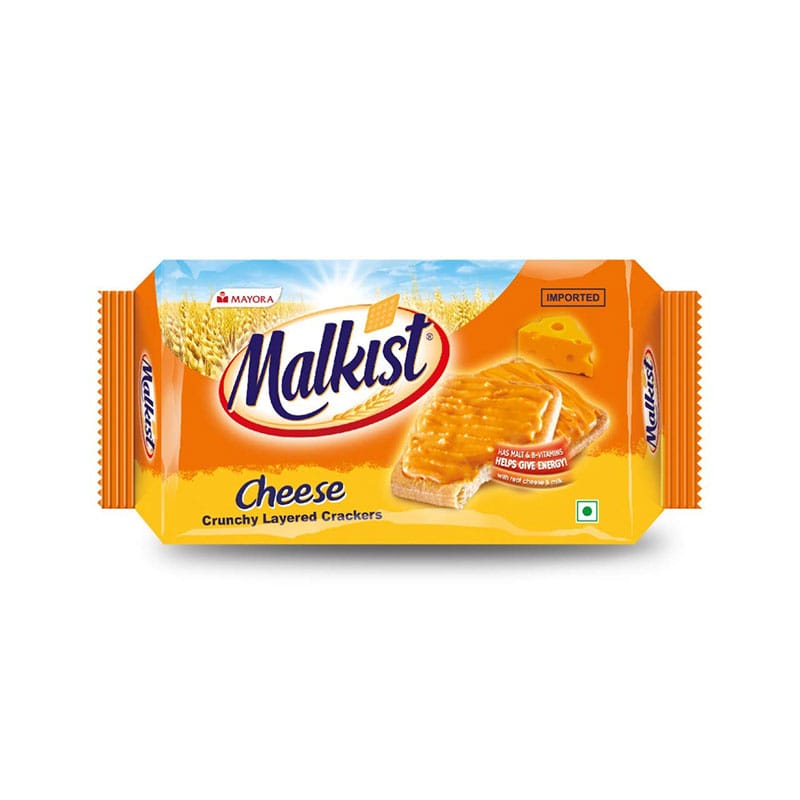 Mayora Malkist Cheese Flavoured : 138 Gm #