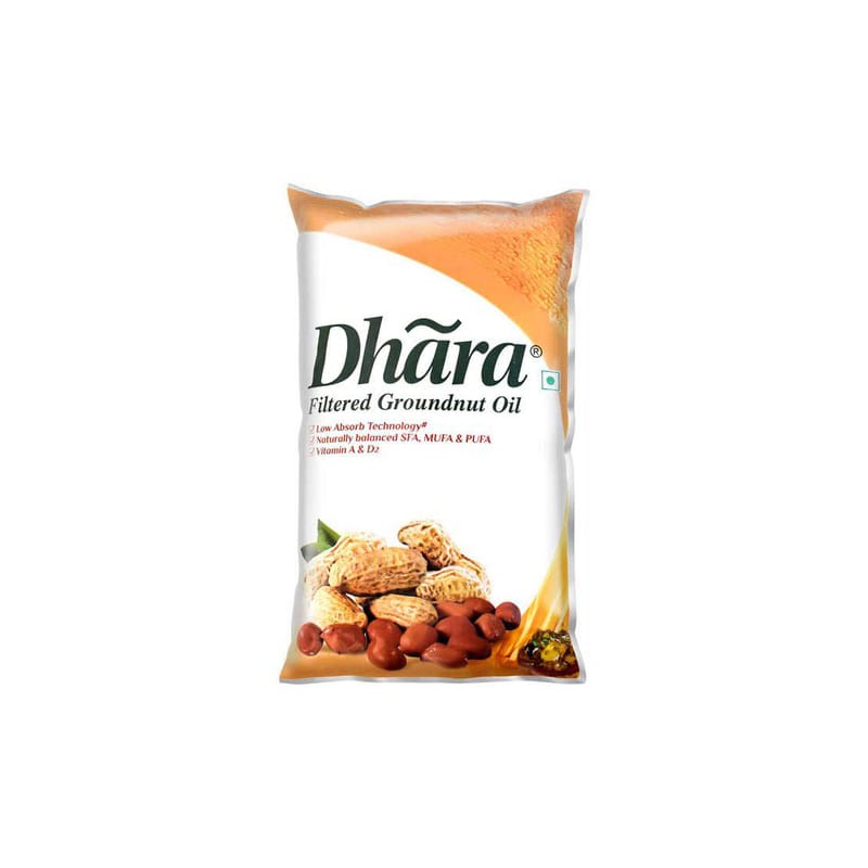 Dhara Groundnut Oil : 1 Ltr #