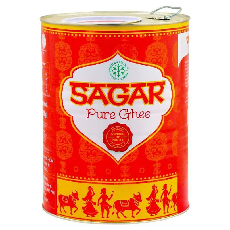 Sagar Pure Ghee Tin : 5 Ltr #
